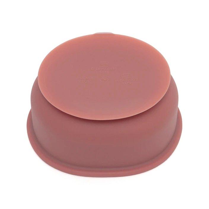 Ciotola Silicone con Ventosa Bear Mahogany Rose