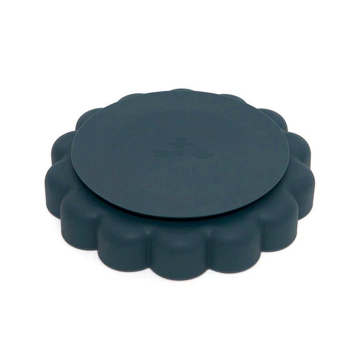 Piatto Silicone con Ventosa Lion Balsam Blue
