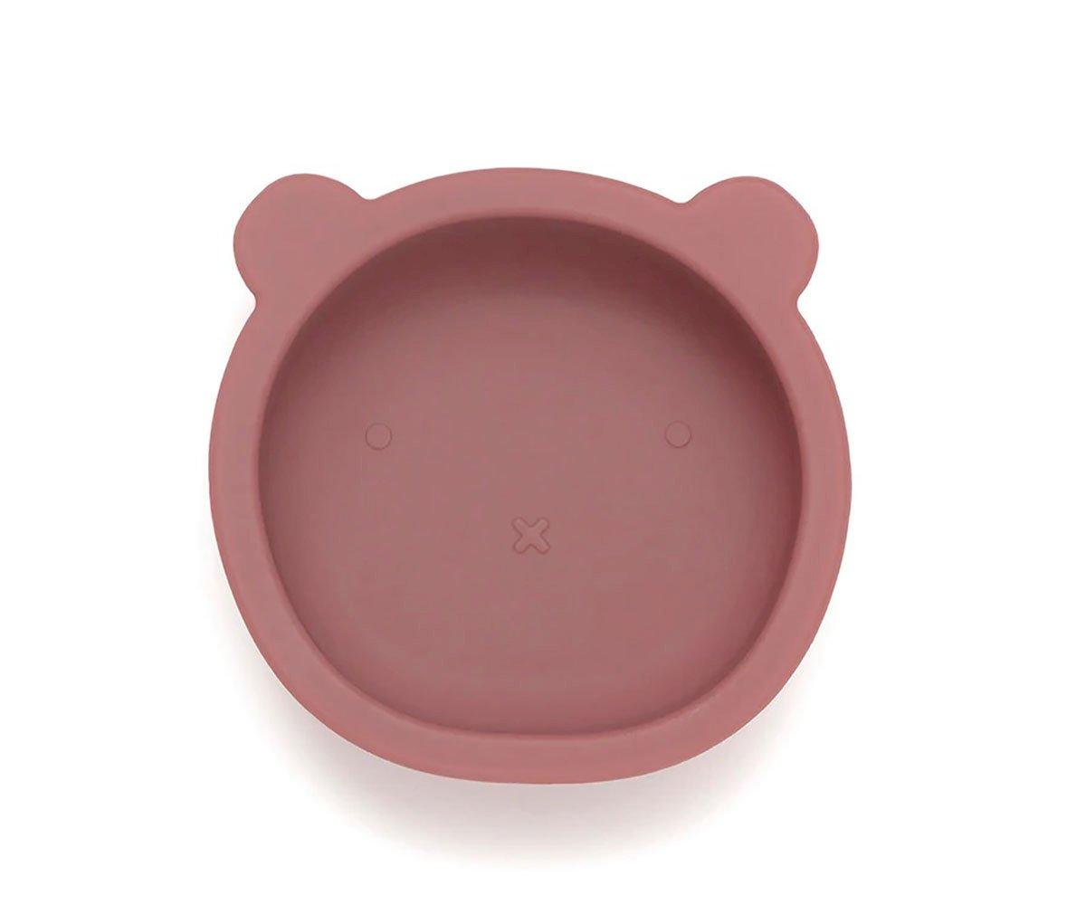 Ciotola Silicone con Ventosa Bear Mahogany Rose