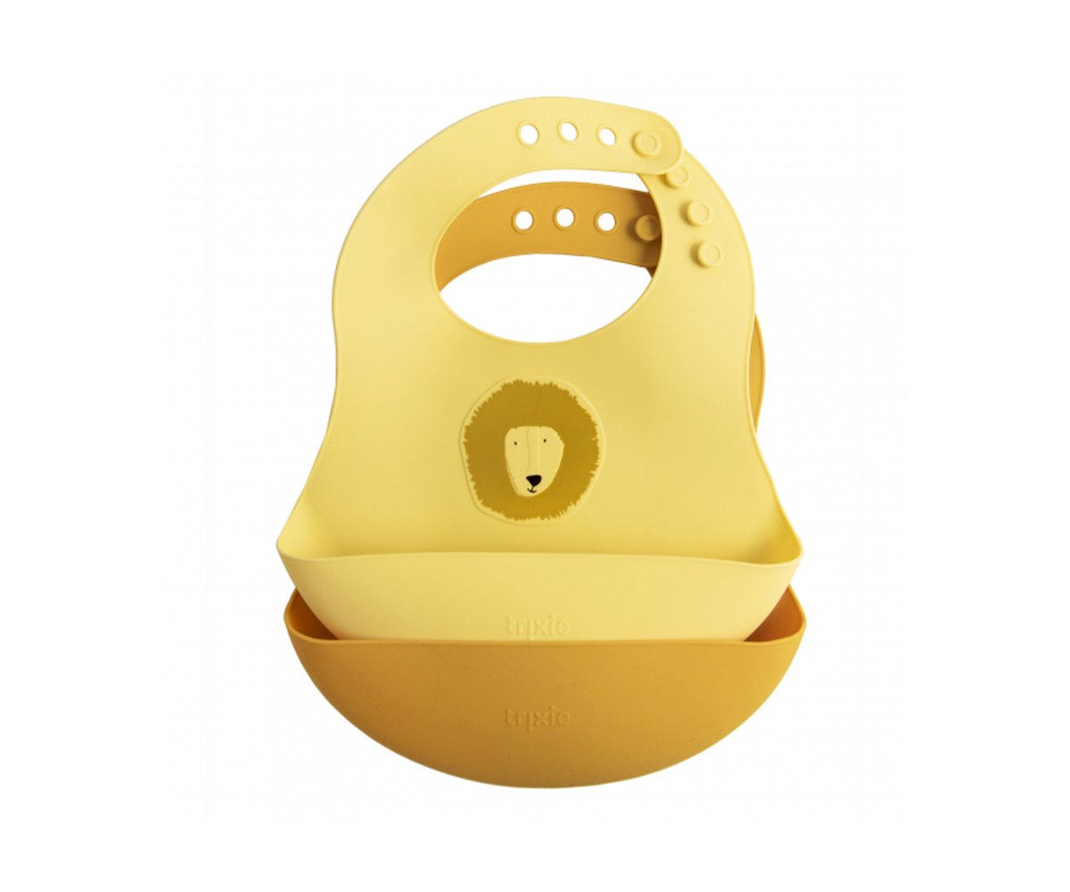 Buca- Set pappa Lion piatto, posatine, bavaglino e slippy cup