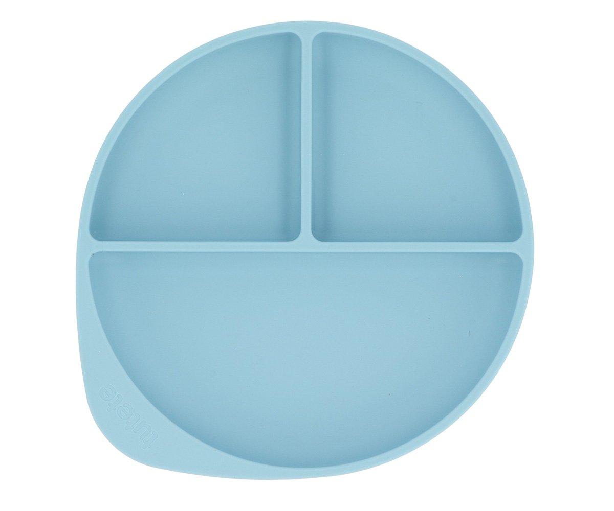 Piatto in silicone con Ventosa Sky Blue