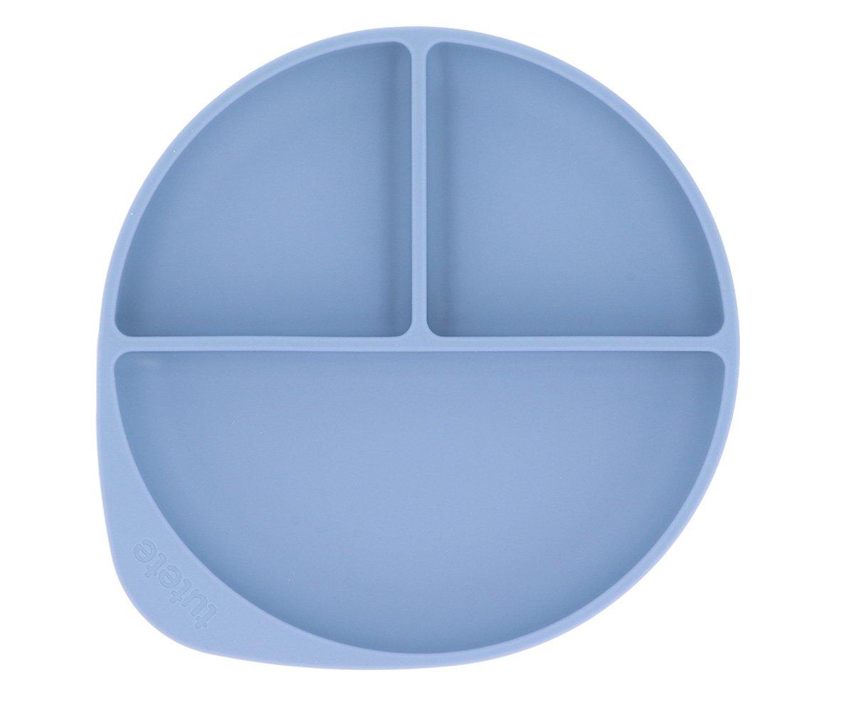 Piatto in silicone con Ventosa Ocean Blue