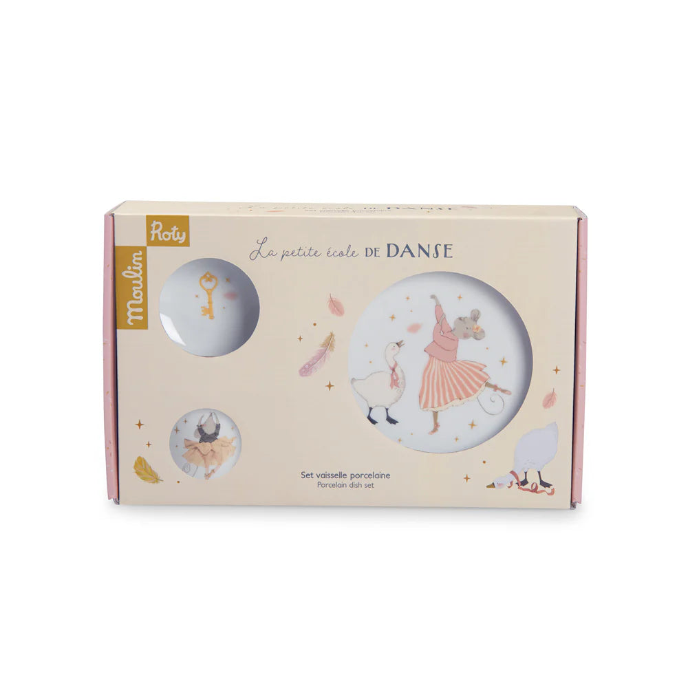 Set Stoviglie in porcellana, La piccola scuola di danza - Moulin Roty
