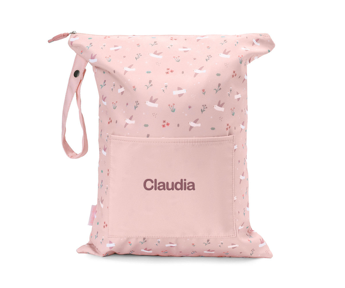 Borsa Impermeabile Grande Tutete Blossom Birds Personalizzabile