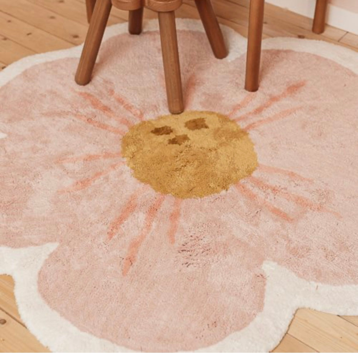 Tappeto Fiore - 110x110 cm