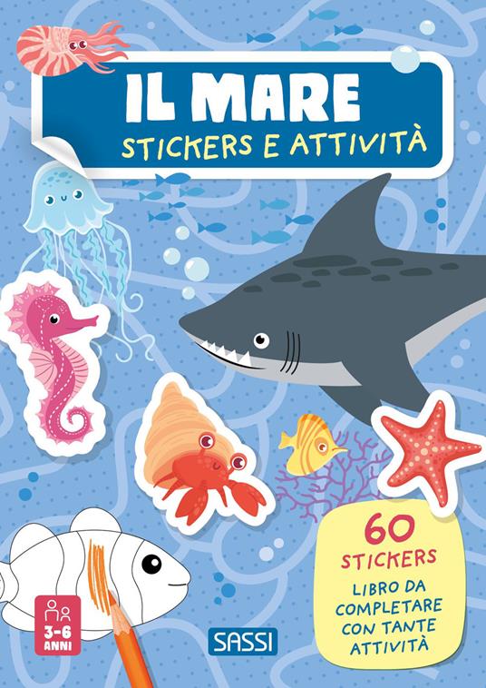 Stickers e attività. Il Mare