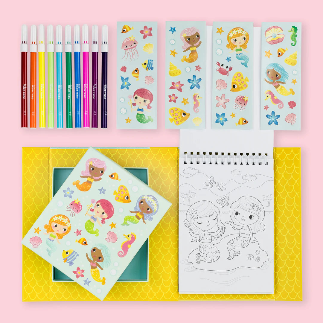 Tiger Tribe - Colouring Sets Come disegnare -Mermaids
