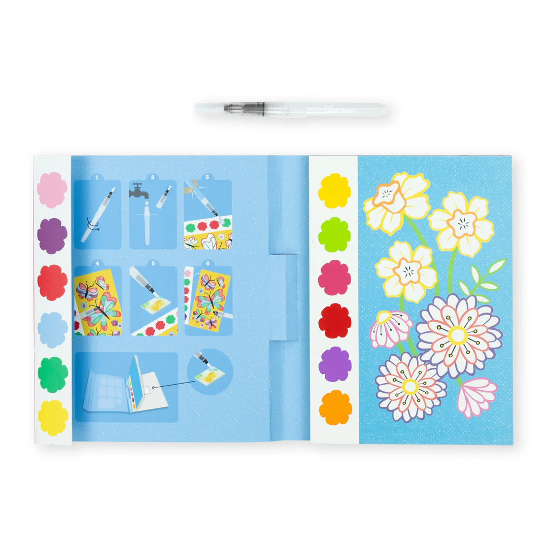 Tiger Tribe - Paint a picture set- Butterflies and flowers