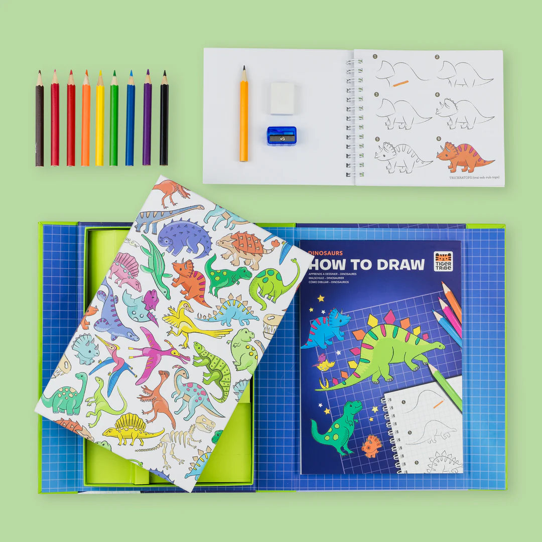Tiger Tribe - Colouring Sets Come disegnare - Dinosauri