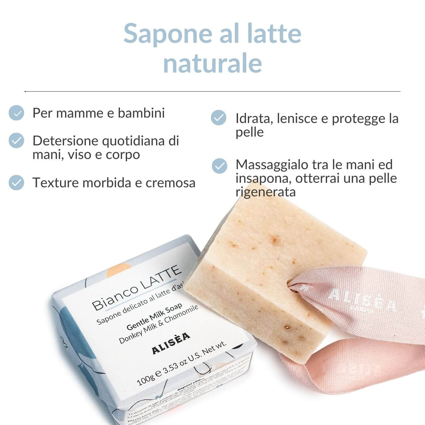 Sapone Naturale al Latte d’Asina