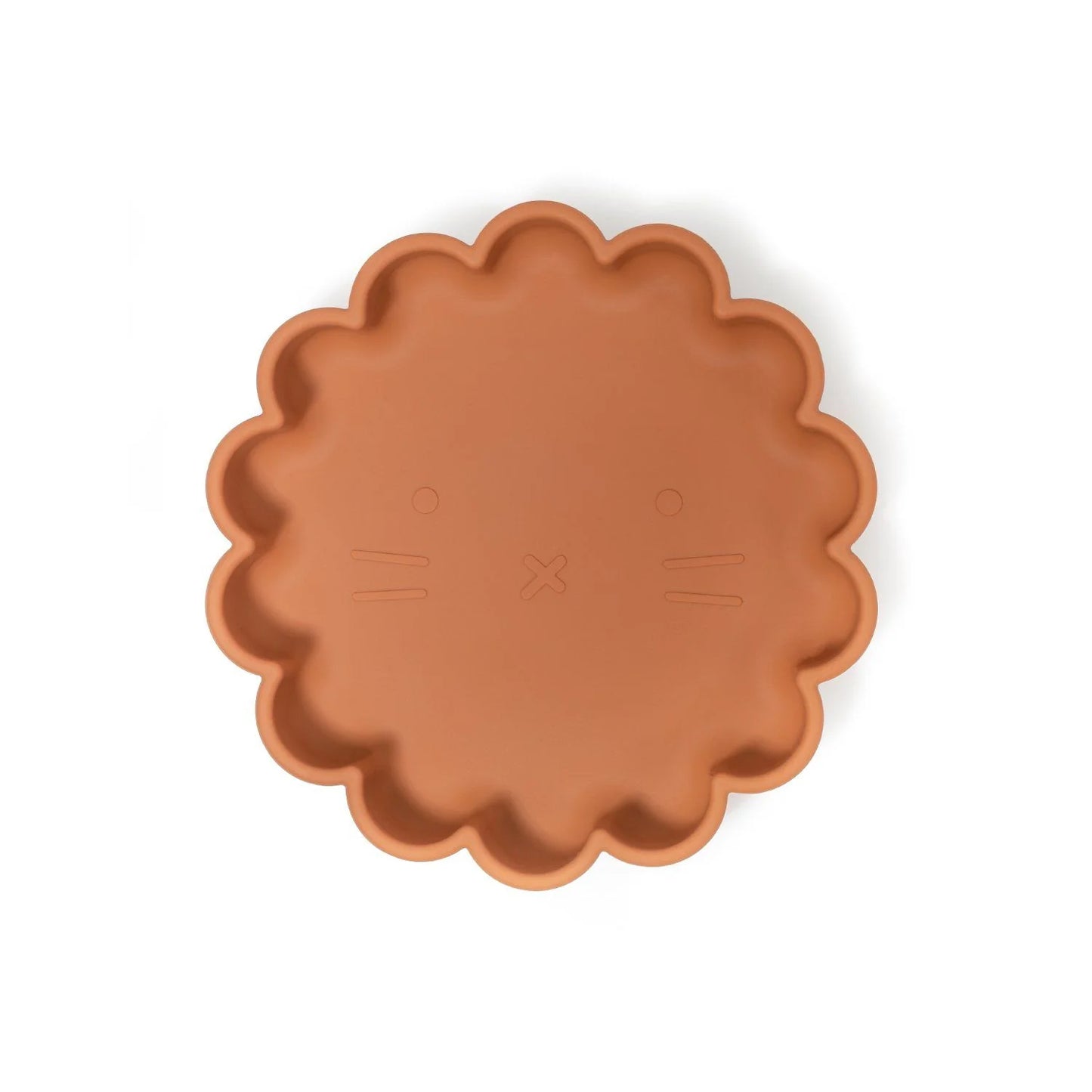 Piatto in silicone con ventosa Eden (Cammello)