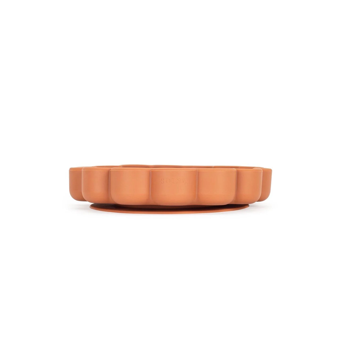 Piatto in silicone con ventosa Eden (Cammello)