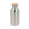 BOTTIGLIA IN ACCIAIO CON TAPPO GEOMETRICO NATURALE 500ML