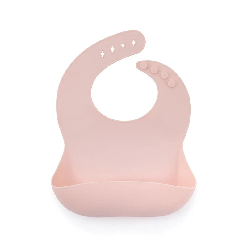 Bavaglino in silicone Soina - Rosa pastello