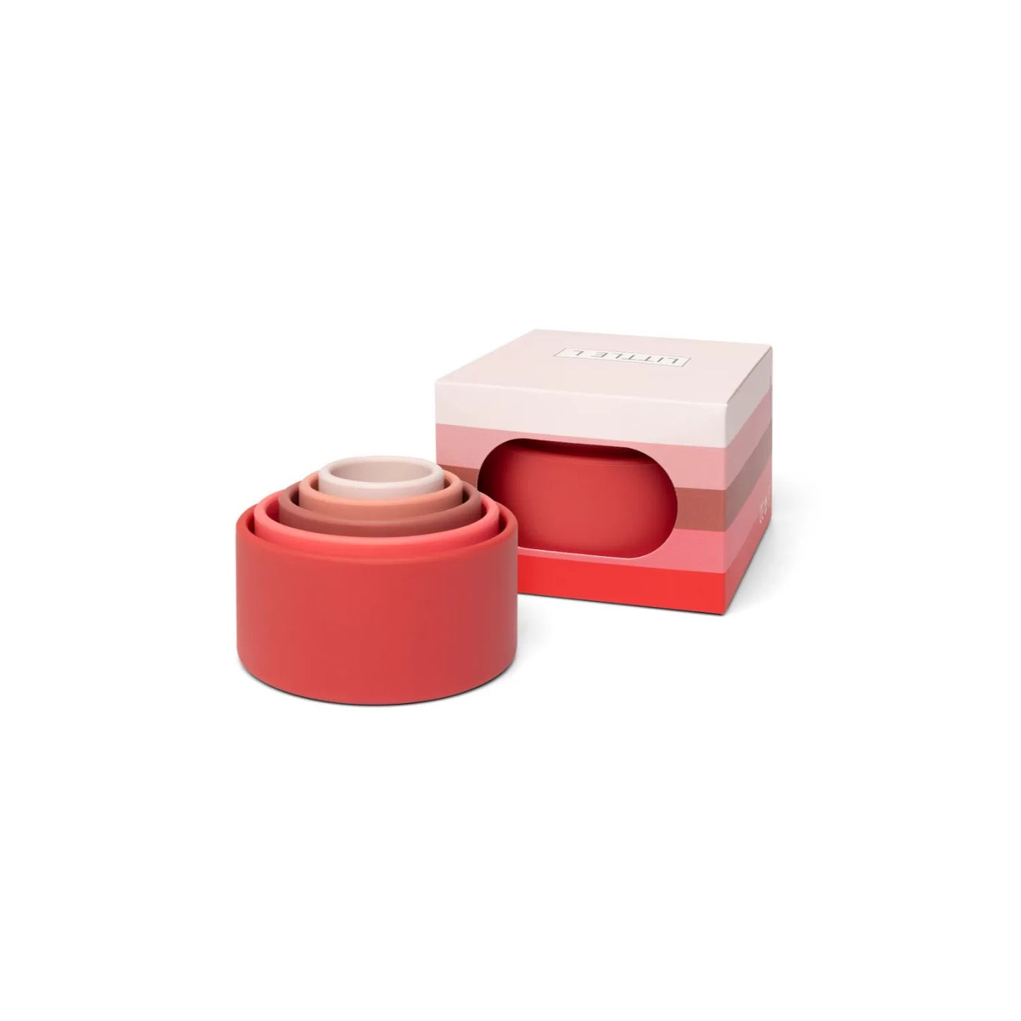 Little L - set 5 ciotole silicone impilabili