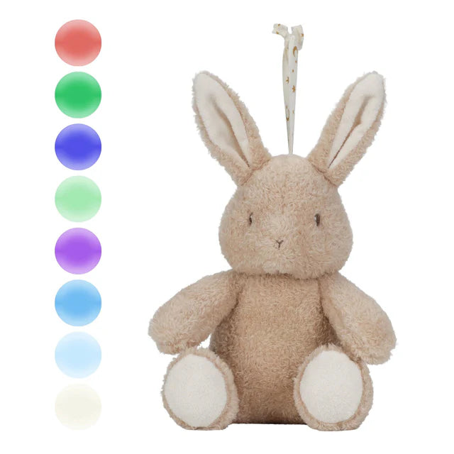 INGA-Coniglietto coccoloso con luci e suoni - Beige - Baby Bunny