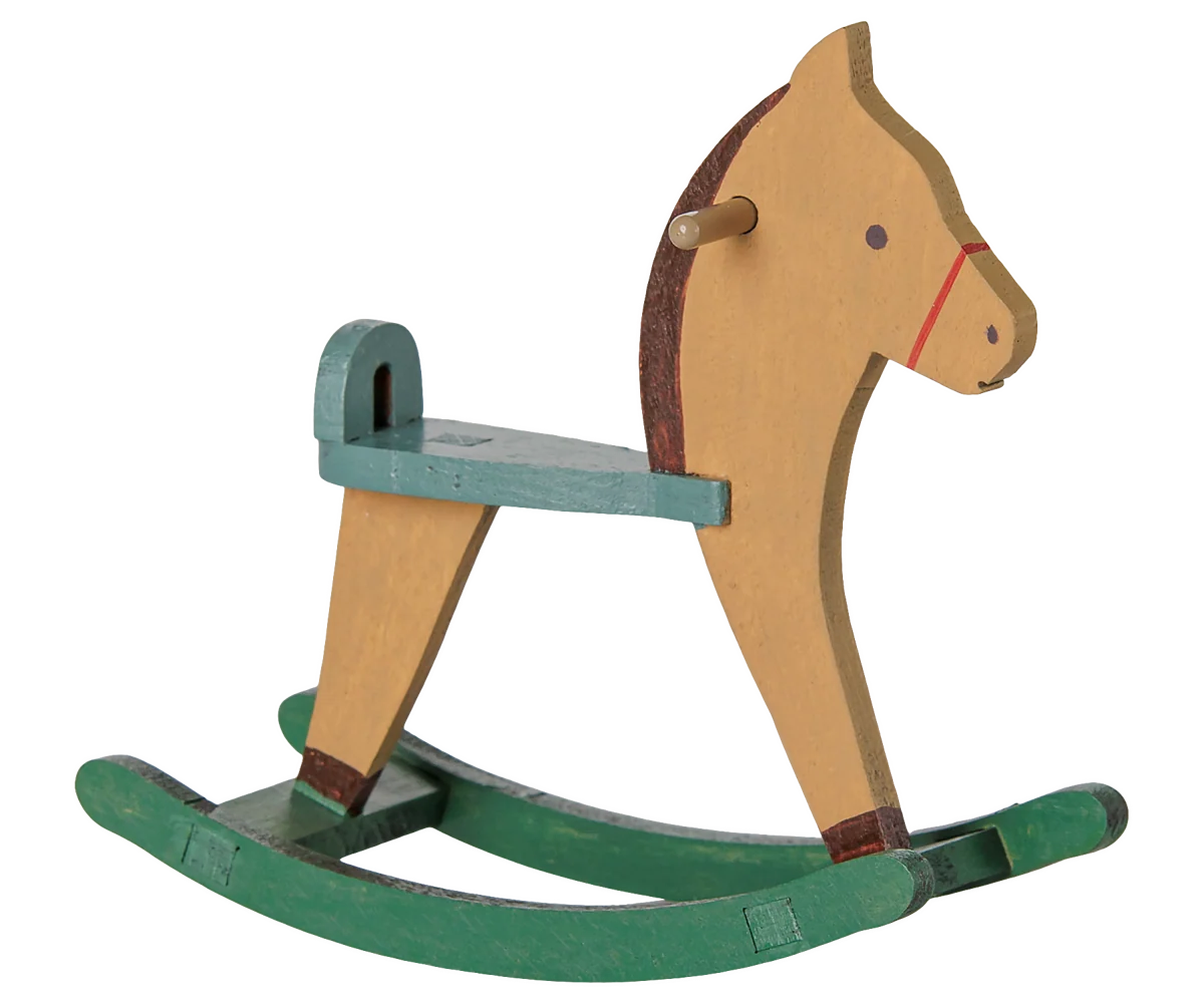 Cavallo a dondolo, Topolino - Marrone chiaro
