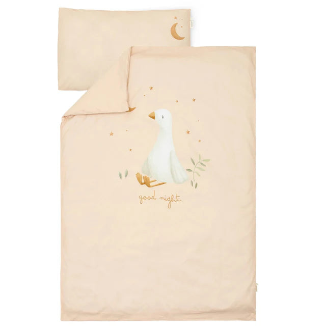 Copripiumino per culla 110x140 - Beige - Newborn Naturals - Little Goose