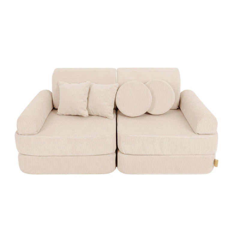 GG - Divano modulare Play Sofa Plus - 10 elementi | Slimcord - Il colore verrà successivamente scelto dai genitori.