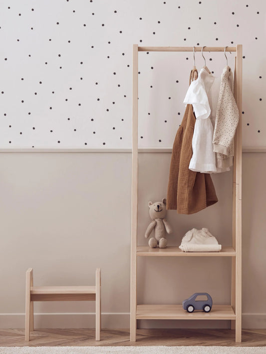 Lobu-Appendiabiti per bambini in legno di faggio Saga