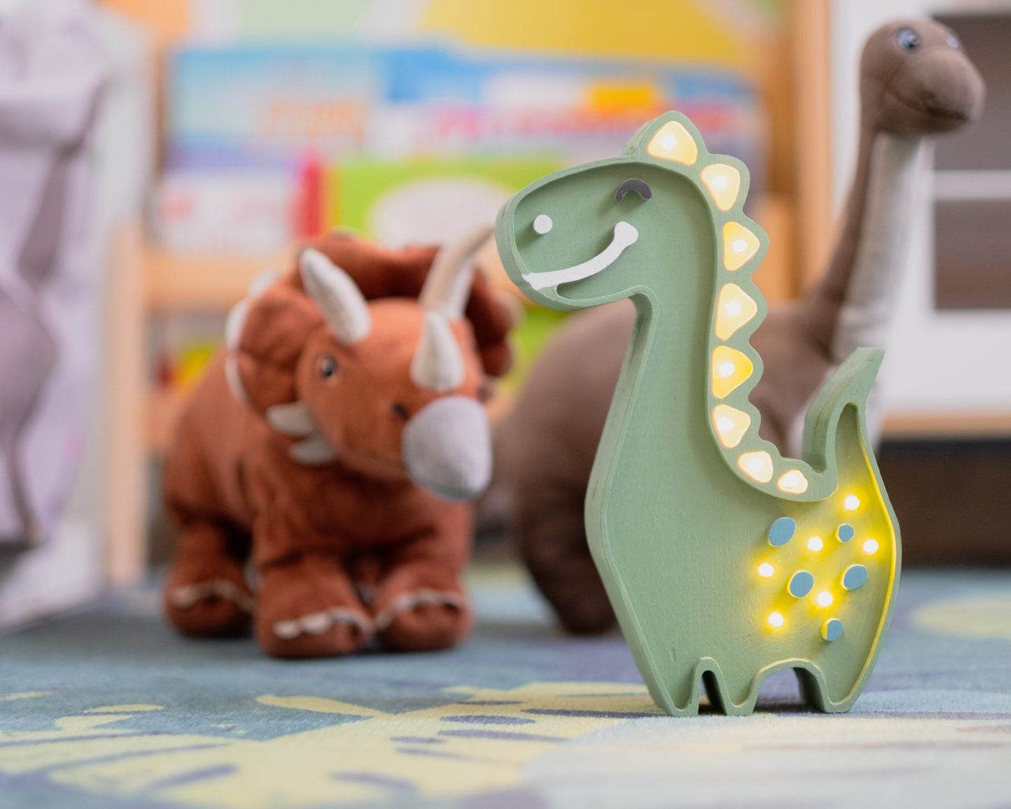 Lampada legno Dinosauro - Scandi Kids Concept Store