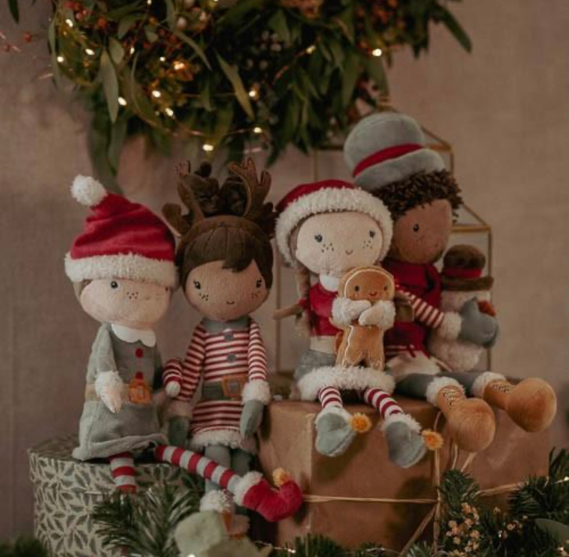 Cuddle Doll Christmas Jake 35cm