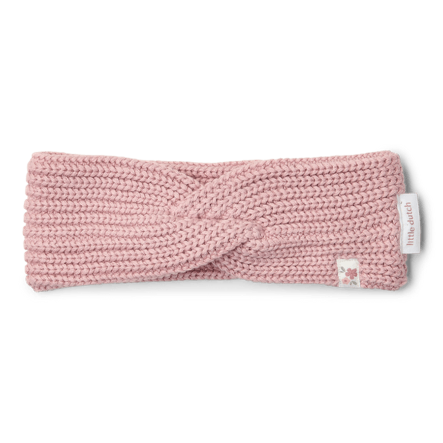 Fascia per capelli lavorata a maglia Little Dutch Velvet Rose