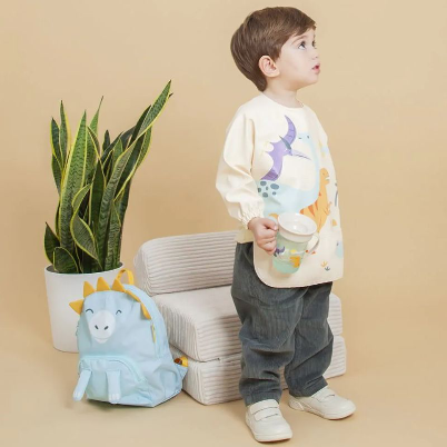 Soft Biby Jurassic - bavaglio manica lunga - miniland