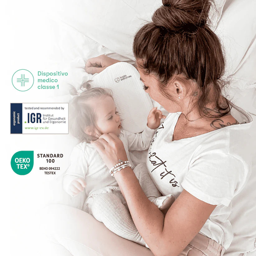 Cuscino per testa piatta Koala Perfect Head Maxi Bianco