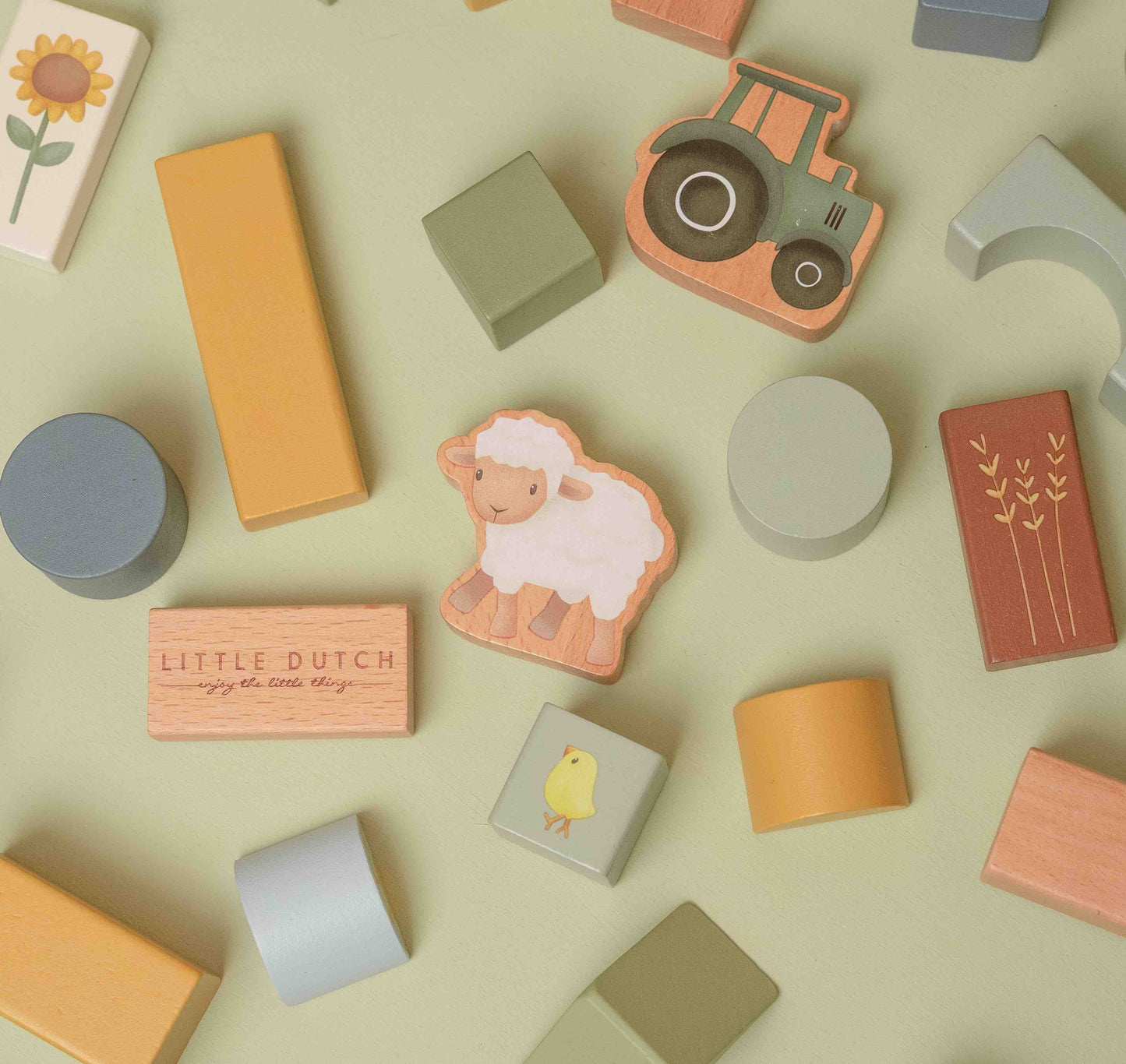 Cubetti da costruzione Little Farm