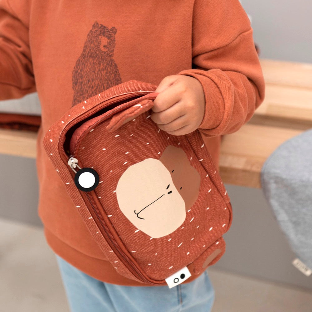 Pencil case rectangular - Mr.Monkey-Scimmia