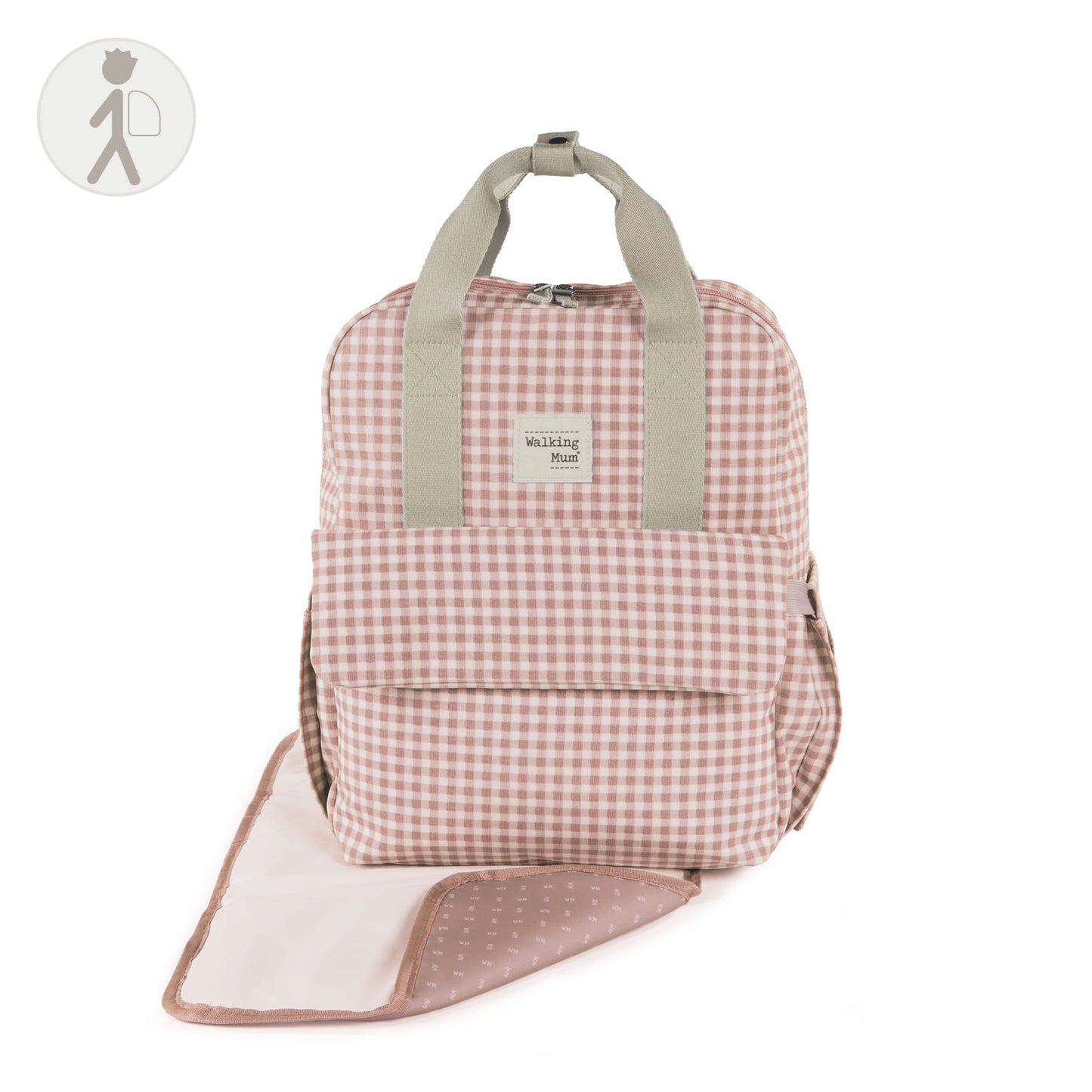 Zaino I Love Vichy Rosa - Walking mum