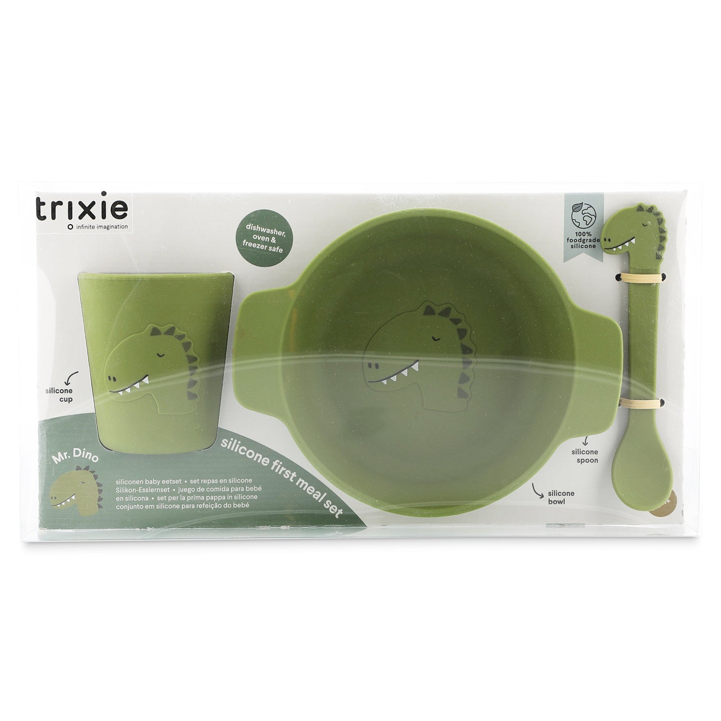 Set pappa in silicone - Mr. Dino - Trixie