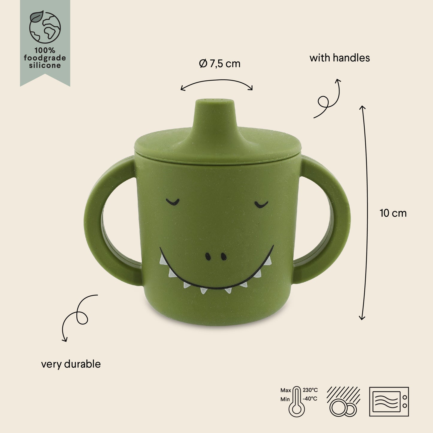 Tazza Silicone Trixie Mr. Dino