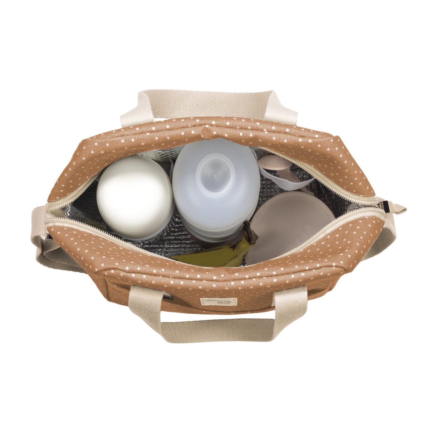 Borsa Termica Biberon Pois Cannella - Walking mum