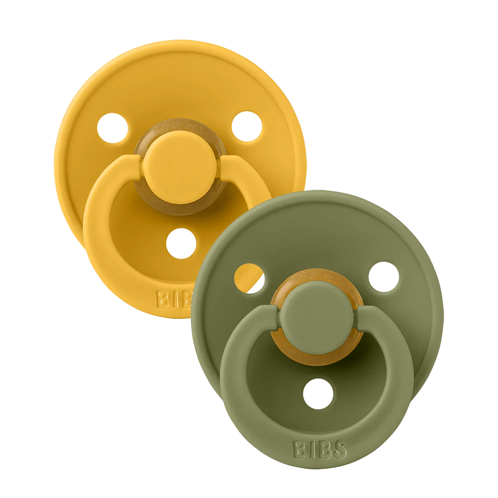 Colour 2 Pack - Honey Bee/Olive round size 1: Latex
