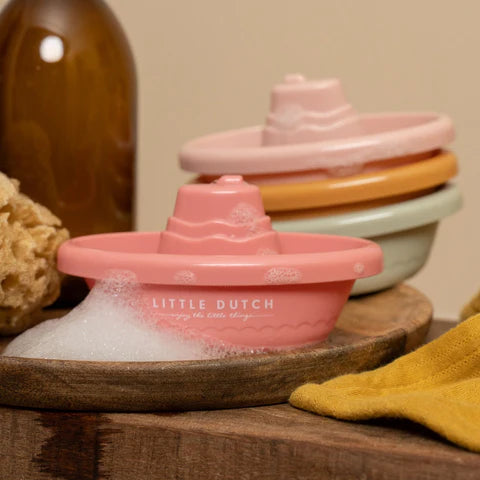 Barche da bagno impilabili rosa