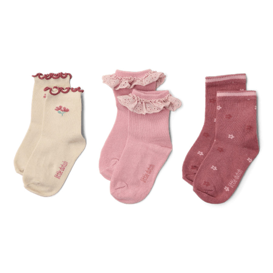 Calzini Little Dutch confezione da 3 multicolore
