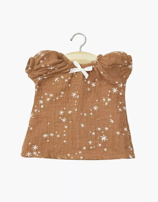 Minikane Rylee+Cru | Camicia da notte in garza di cotone Sabrina Star