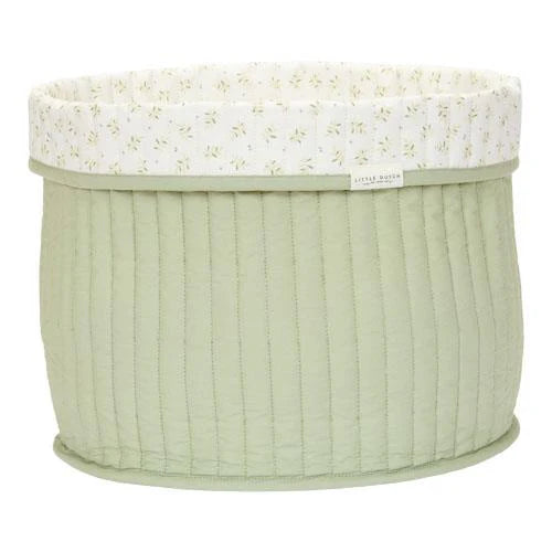 Cestino portaoggetti grande - Verde - Essentials - Foglie di mirtillo - Scandi Kids Concept Store