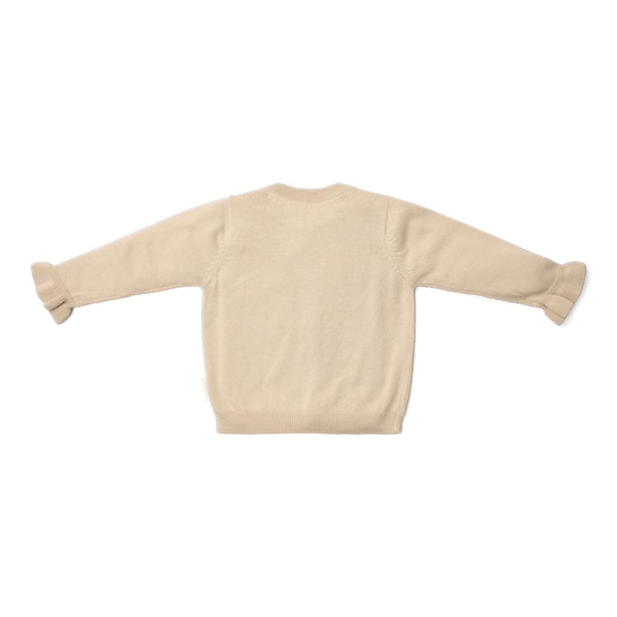 Little Dutch Cardigan lavorato a maglia Sabbia