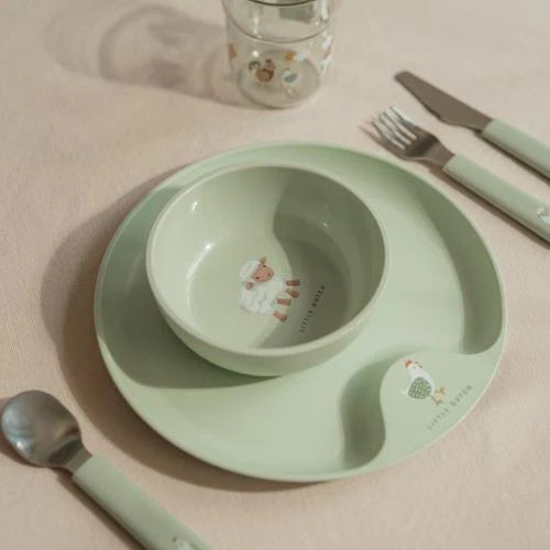 Ciotola per bambini - Verde - Little Farm little dutch