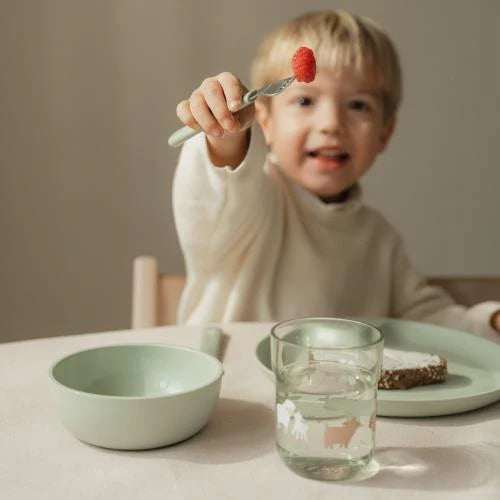 Ciotola per bambini - Verde - Little Farm little dutch