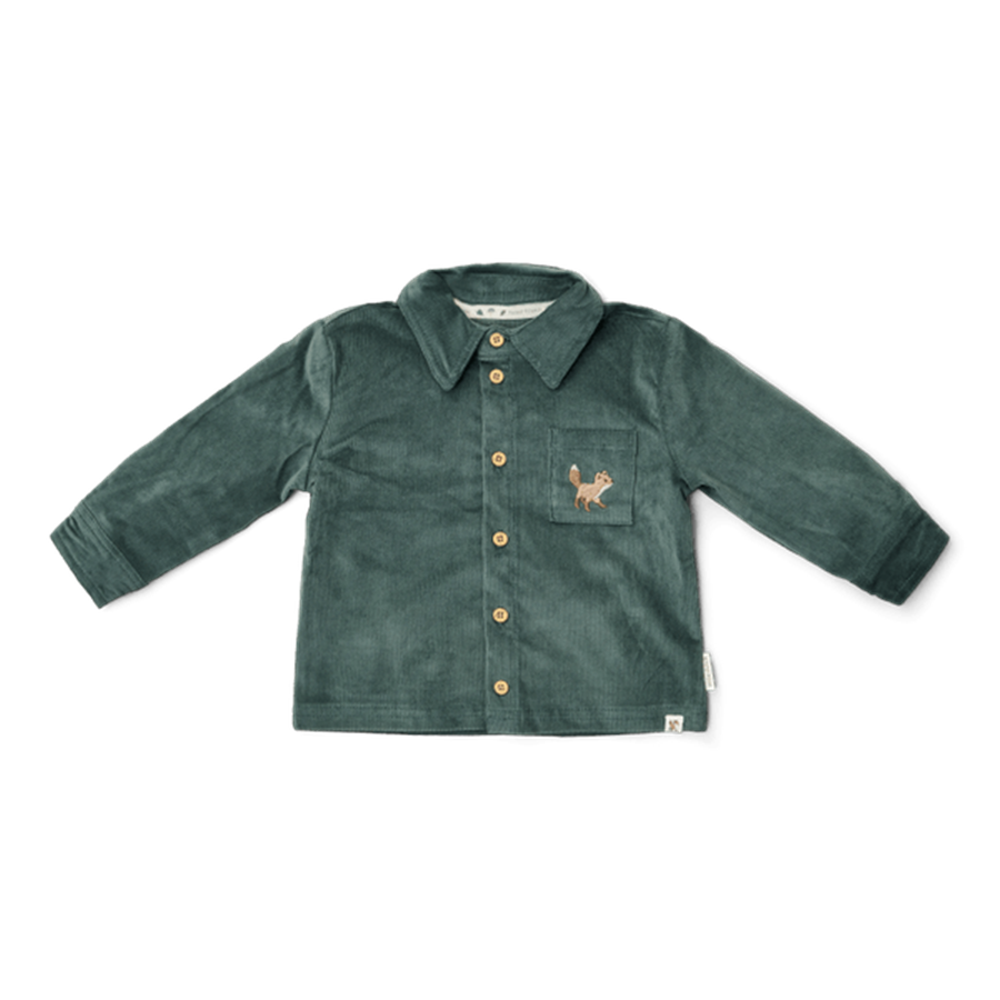 Camicia Little Dutch Night Green