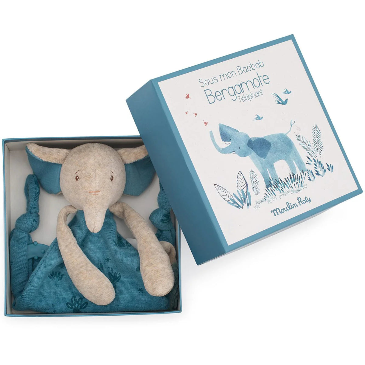 Doudou elefante con scatola - Moulin Roty