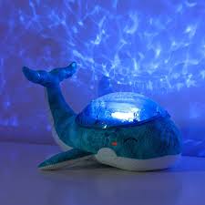 Lampada Notturna Tranquil Whale-Blue Cloud B