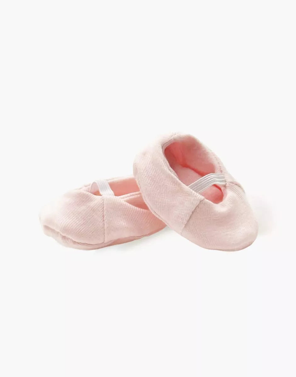 Ballerine in jersey rosa pallido