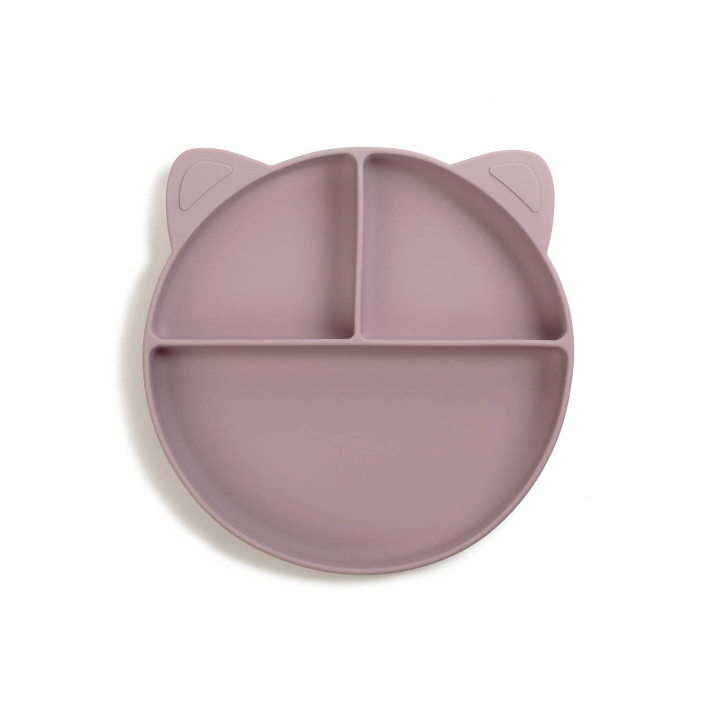 Piatto in silicone con scomparti (Lilla)