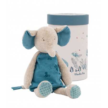 Peluche elefante con scatola - Moulin Roty