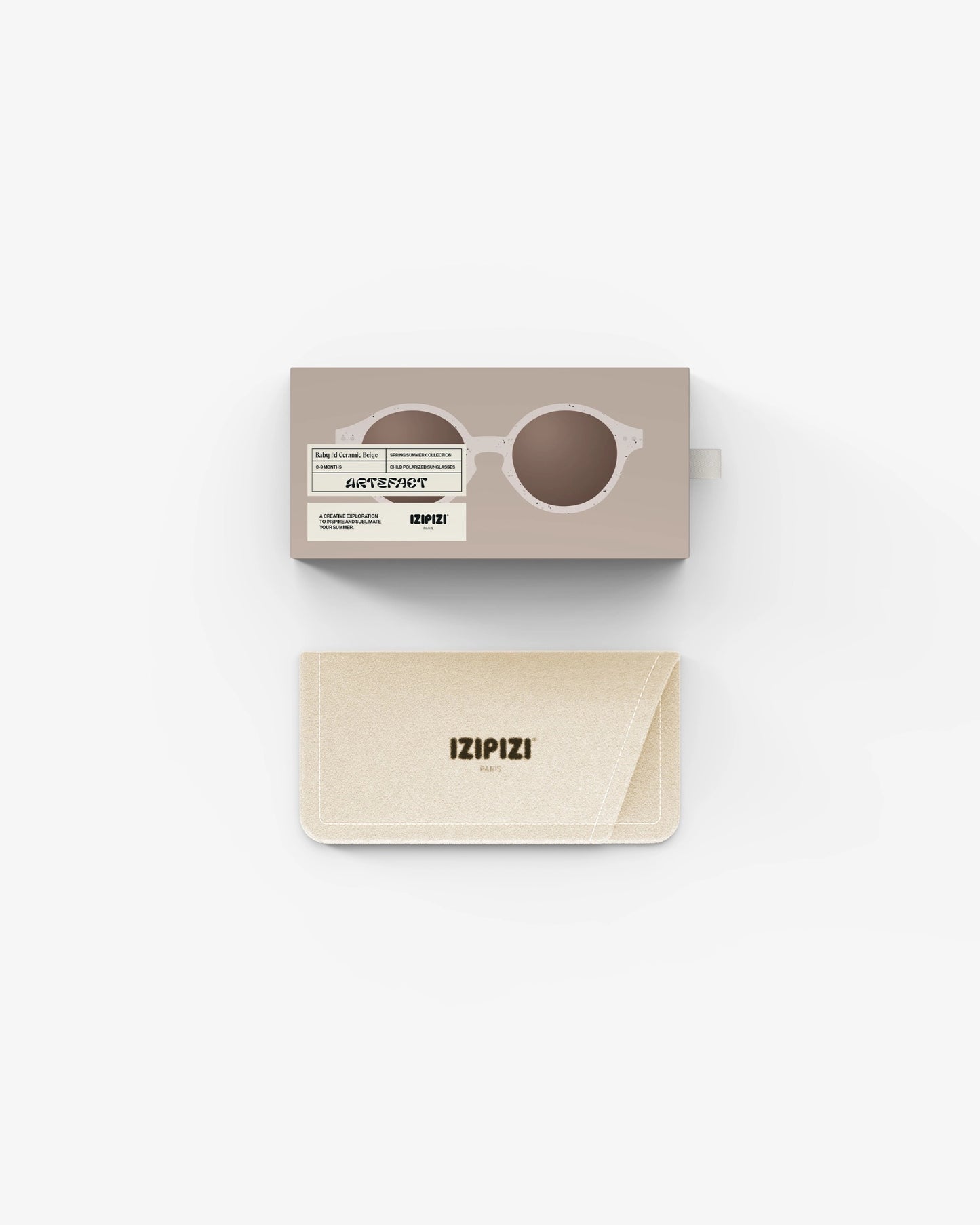 Occhiali da Sole 0-9 mesi IZIPIZI #D- Ceramic Beige